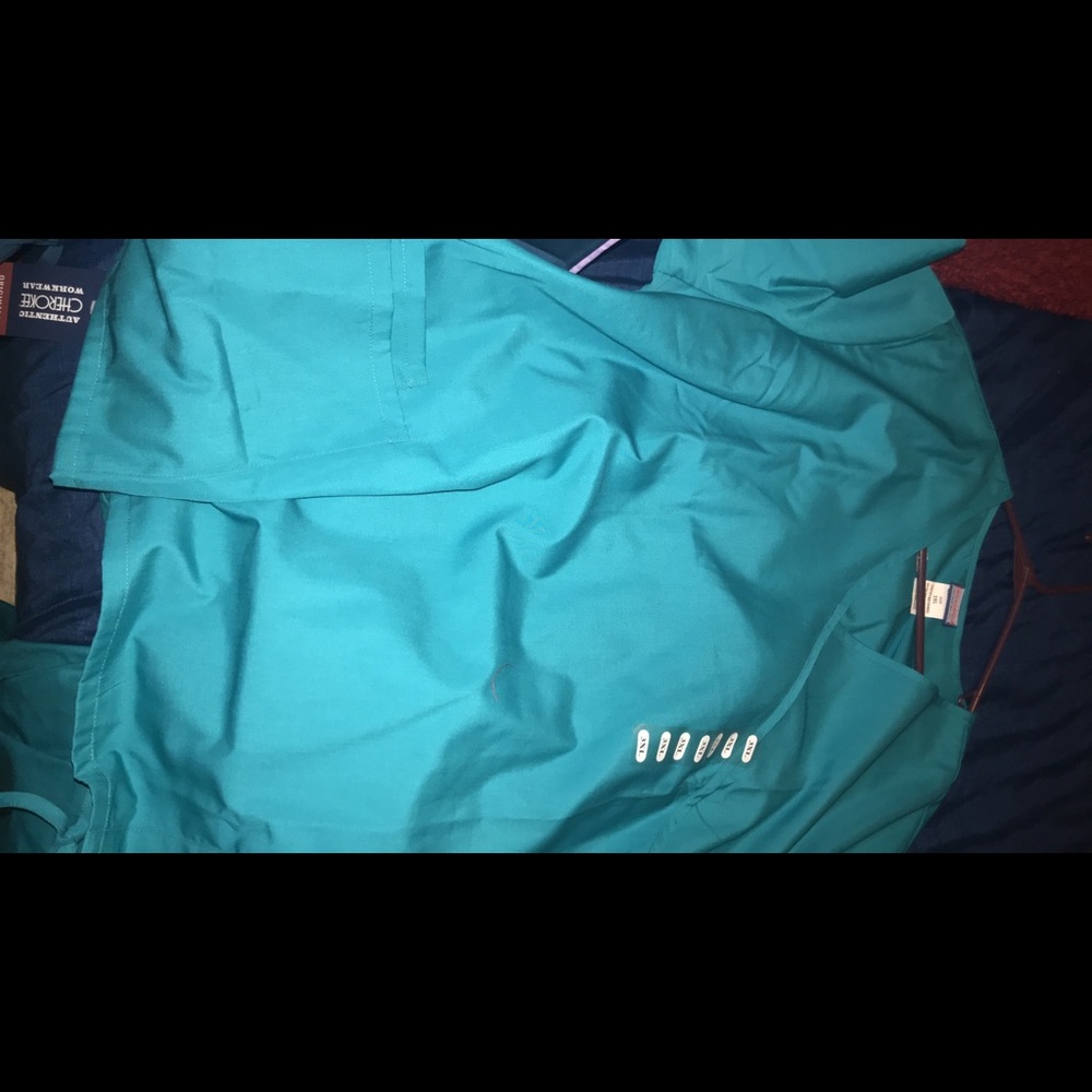 Light Blue Cherokee Scrub Set